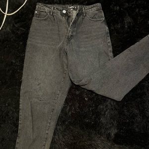 Missguided Black 90’s Straight Jeans Size 4L